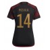 Duitsland Jamal Musiala #14 Voetbalkleding Uitshirt Dames WK 2022 Korte Mouwen